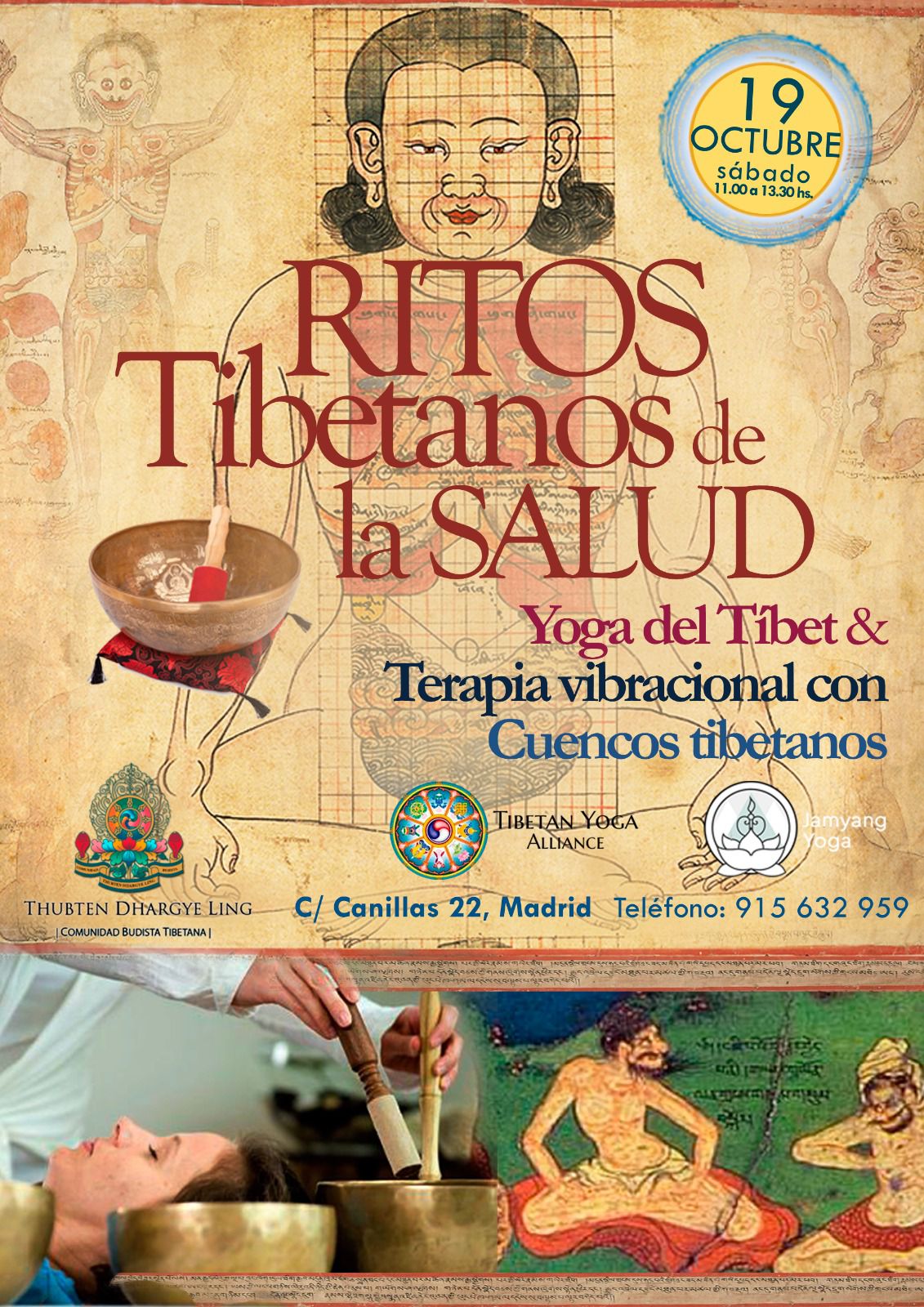 Curso ritos tibetanos y cuencos